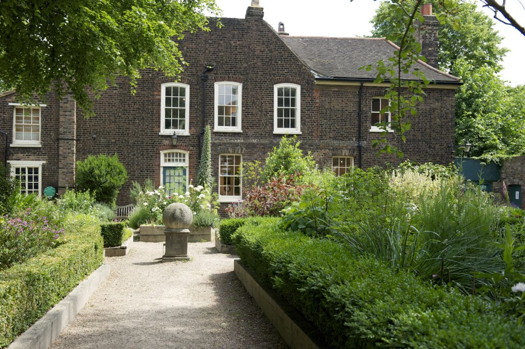 Exterior image of Vestry House Museum. From the rear of the building in the Museum garden.