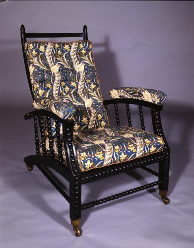 Adjustable back armchair - William Morris Gallery