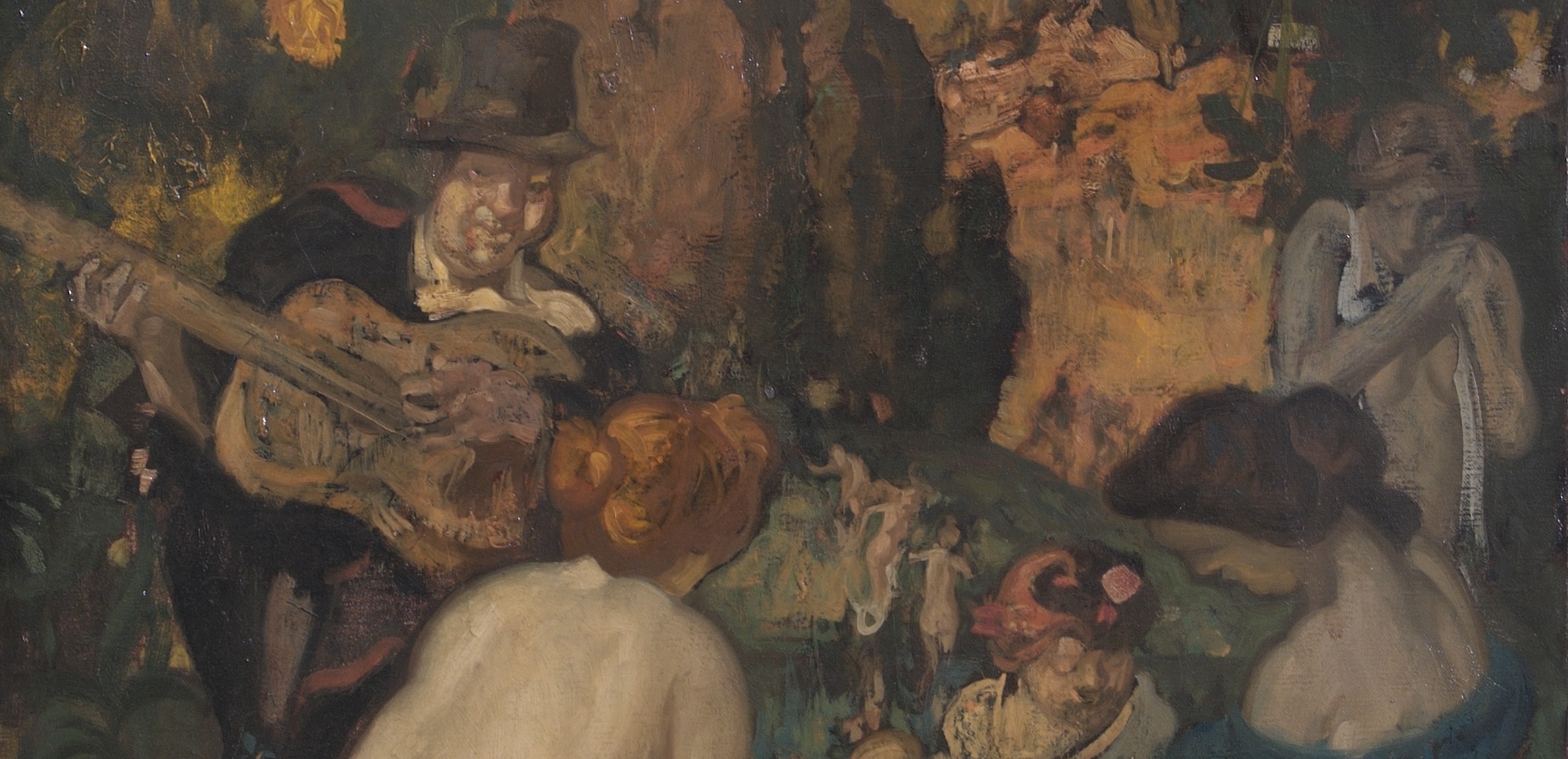 Detail from 'The Concert Party' by Frank Brangwyn