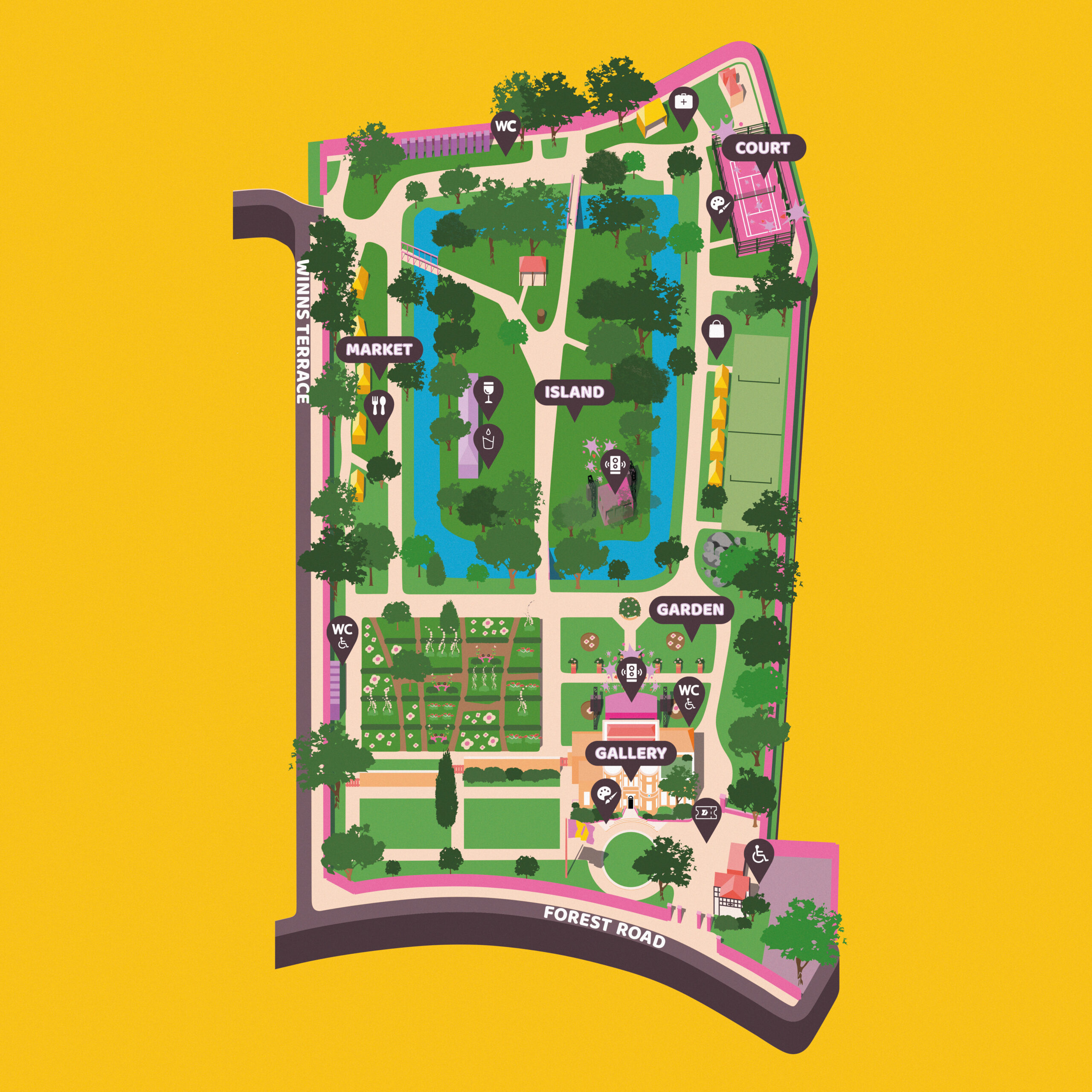 Dialled In: The Park map