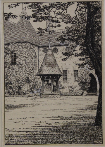 The Red House, Bexleyheath; original illustration to Mackail's 'Life of ...