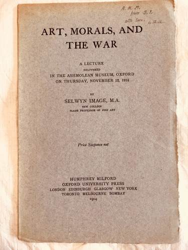 Art, Morals, and the War - William Morris Gallery