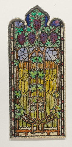 Design for a single stained glass window