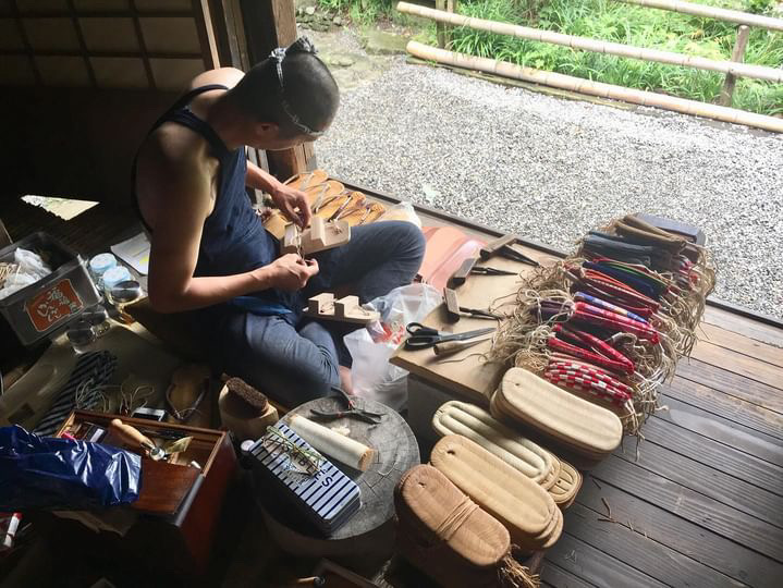 Crafting 'setta' - traditional Japanese sandals