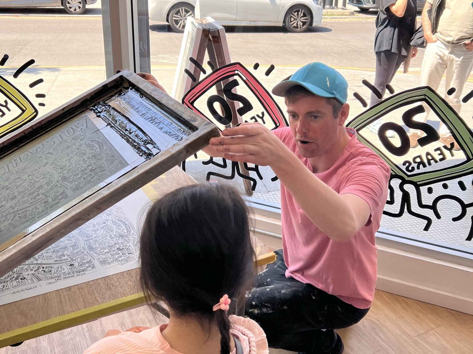 Angry dan screen printing